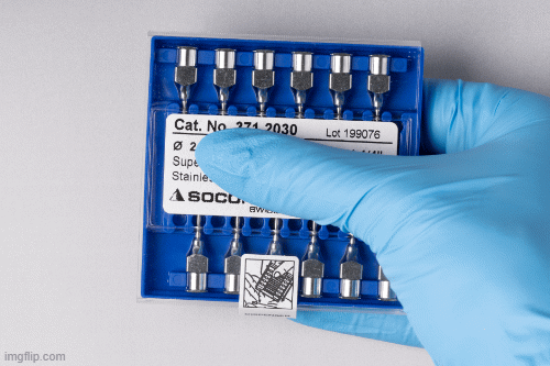 Needles Gif Blue Box